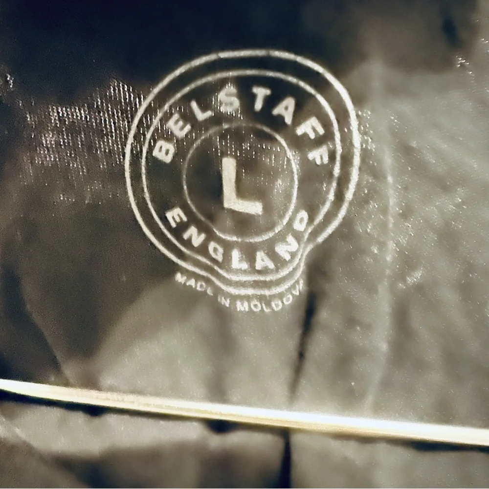 BELSTAFF L Black Tee with BELSTAFF Logo, 100% Cotton - Picture 2 of 2